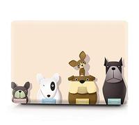 Bestcatgfit [Animal Series Hard Shell Coques with Keyboard Cover pour MacBook Pro 15 inch with Retina Display No CD-Rom (Model: A1398) - Dog Family