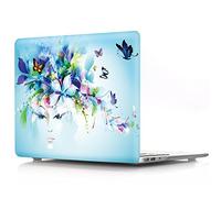 BestCatgift Air 13 Hard Shell Coque with Keyboard Cover pour Macbook Air 13 inch (Models: A1369,A1466) Old Version,Flowers Girl-A