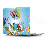 BestCatgift Air 13 Hard Shell Coque with Keyboard Cover pour Macbook Air 13 inch (Models: A1369,A1466) Old Version,Flowers Girl-D