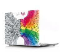 BestCatgift Air 13 Hard Shell Coque with Keyboard Cover pour Macbook Air 13 inch (Models: A1369,A1466) Old Version,Rainbow Brain