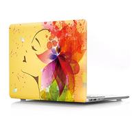 BestCatgift Air 13 Hard Shell Coque with Keyboard Cover pour Newest MacBook Air 13 inch (Models: A1932),Flowers Girl-C
