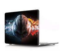BestCatgift Air 13 Hard Shell Coque with Keyboard Cover pour Newest MacBook Air 13 inch (Models: A1932),Dazzle Brain