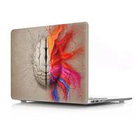 BestCatgift Pro 13 Hard Shell Coque with Keyboard Cover pour Newest Macbook Pro 13 inch with/Without Touch Bar (Model:A1989,A1706,A1708),Watercolor Brain