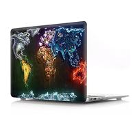 BestCatgift Pro 13 Hard Shell Coque with Keyboard Cover pour Old MacBook Pro 13 inch with CD-ROM (Models: A1278),Originality Word Map