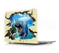 BestCatgift Pro 15 Retina Hard Shell Coque with Keyboard Cover pour MacBook Pro 15 inch with Retina Display No CD-Rom (Model: A1398),3D Tyrannosaurus