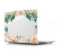 BestCatgift Pro Retina 15 inch Coque, Pro 15 Retina Clear Transparent Coque with Flower pour MacBook Pro 15 inch with Retina Display No CD-Rom (Model: A1398) - G
