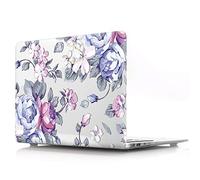 BestCatgift Pro Retina 15 inch Coque, Pro 15 Retina Clear Transparent Coque with Flower pour MacBook Pro 15 inch with Retina Display No CD-Rom (Model: A1398) - J