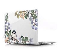 BestCatgift Pro Retina 15 inch Coque, Pro 15 Retina Clear Transparent Coque with Flower pour MacBook Pro 15 inch with Retina Display No CD-Rom (Model: A1398) - I