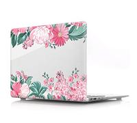 BestCatgift Pro Retina 15 inch Coque, Pro 15 Retina Clear Transparent Coque with Flower pour MacBook Pro 15 inch with Retina Display No CD-Rom (Model: A1398) - B