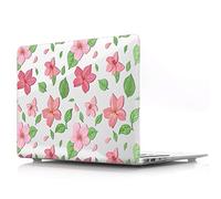 BestCatgift Pro Retina 15 inch Coque, Pro 15 Retina Clear Transparent Coque with Flower pour MacBook Pro 15 inch with Retina Display No CD-Rom (Model: A1398) - A