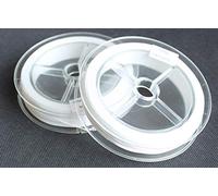 BestCity Fil de pêche à la Mouche Blanc 13,6 kg pour Moulinet 91,4 m