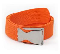 BestDivers Ceinture Orange Boucle INOX Baleine, sous-Homme