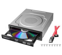 BestDuplicator Lite-on Super Allwrite Ihas124-04-Kit 24X DVD+/-RW Double Couche Graveur + Nero 12 Essentials Burning Software Sata Kit de câble