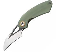 Bestech BIHAI 14C28N Gris DLC stonewash+Satin G10 Jade BG53F