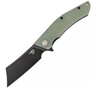 Bestech CUBIS D2, Black stonewash, G10 BG42E