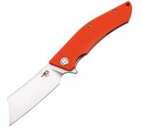 Bestech CUBIS D2, Stone wash+satin, G10 BG42D
