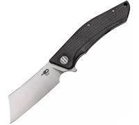 Bestech CUBIS D2, Stone wash+satin, Micarta BG42A