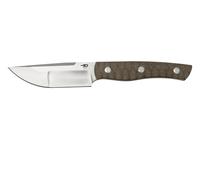 Bestech HEIDIBLACKSMITH#2 S35VN, Meulage creux Satin, Canvas Micarta BFK04C