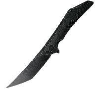 Bestech KAMOZA M390, Black stonewash, Titane, Noir BT1911B