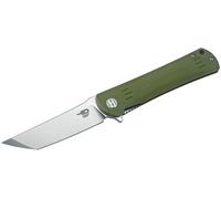 Bestech KENDO D2, stone wash+satin, G10 Vert Armée BG06B-1
