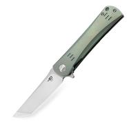 Bestech KENDO S35VN, Stonewash+Satin, Titane, Vert BT1903E