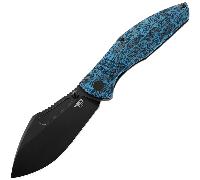 Bestech LOCKNESS M390, Noir Stonewashed, Noir bleu G10+Titane, Noir+Bleu BT2205D