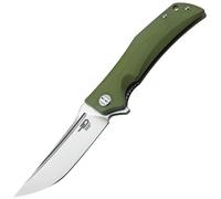 Bestech SCIMITAR D2, stone wash+satin, Vert Armée G10 BG05B-1