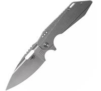 Bestech SHODAN S35VN, Stone Wash+Satin, Titane, Gris BT1910A