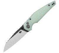 Bestech Snakebird 14C28N, G10, Verrou à Bouton - Jade BG58D