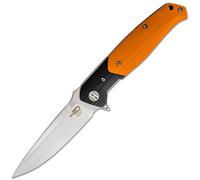 Bestech SWORDFISH D2, satin, Noir et orange G10 BG03C