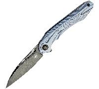 Bestech WIBRA M390, Noir Stonewash, Titane, Bleu BT2001C