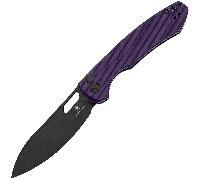 Bestechman Firebird D2, G10, Verrou à Bouton - Violet BMK05D
