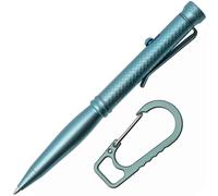 Bestechman Scribe Stylo en Titane avec Mousqueton, Bleu BM16B