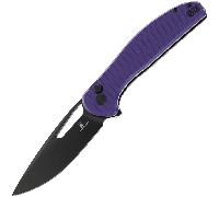 Bestechman Whalefin D2 Black PVD with Purple G10 handle BMK18F