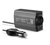BESTEK Convertisseur 12V 220V 240V 300W Onduleur de Voiture Chargeur Allume-Cigare avec 1 AC Prise et 2 Ports USB 4,8A pour Pad Phone Tablette Voiture Camion et Plus-Métal Noir