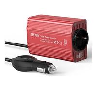 BESTEK Convertisseur 12v 220v à 240v Transformateur Métal 300W Chargeur Allume-Cigare Transformateur de Courant avec 1 Prise Française et 2 Ports USB Onduleur 12v 220v pour Voiture Camion