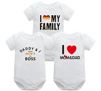 Bestele Body Bébé,Bodies à Manches Courtes Bébé pour Garçon Filles Mixte Nouveau-né,Bébé Bodys Short-Sleeve Coton Pyjama Combinaison D'été Bodysuit 0 1 3 6 9 12 18 24 Mois (3* Set 9 W, 6-9 Months)