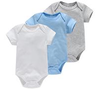 Bestele Body Bébé,Bodies à Manches Courtes Bébé pour Garçon Filles Mixte Nouveau-né,Bébé Bodys Short-Sleeve Coton Pyjama Combinaison D'été Bodysuit 0 1 3 6 9 12 18 24 Mois