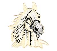 Bestellmich/Aufnäher Écusson thermocollant Motif tête de cheval
