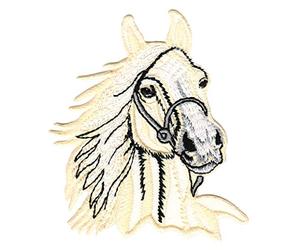 Bestellmich/Aufnäher Écusson thermocollant Motif tête de cheval