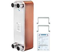 BestEquip Echangeur Thermique 1230MN34 Echangeur De Chaleur Thermique à 30 Plaques pour le refroidissement d'huile industrielle/les évaporateurs de réfrigérant/les condenseurs