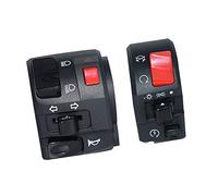 BESTEU Interrupteur de guidon de moto, contrôleur, klaxon clignotant, bouton de démarrage, 1 paire
