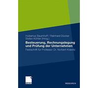 Besteuerung, Rechnungslegung Und Prüfung Der Unternehmen