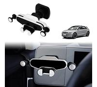 BestEvMod Accessoires de montage magnétique pour téléphone Ioniq5, support de téléphone personnalisé Ioniq 5, installation magnétique non destructive, support de téléphone par gravité compatible avec Hyundai Ioniq 5 2022