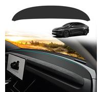 BestEvMod Couverture de tableau de bord compatible avec Tesla Model Y rafraîchi 2025 2026 Juniper Accessoires sans éblouissement, tapis de tableau de bord anti-éblouissement et protection solaire sur