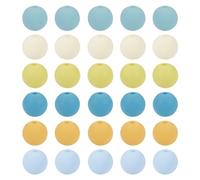 Bestewelry Lot de 190 perles rondes en acrylique mat givré de 8 mm pour la fabrication de bijoux, loisirs créatifs, bleu clair