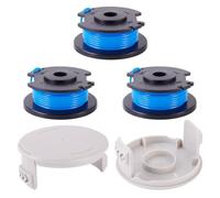 Bestewelry Lot de 3 bobines de rechange pour débroussailleuse Ryobi One+ AC14RL3A, bobine de rechange AF-100, 18 V, 24 V et 40 V, noir