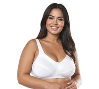 Bestform 5006715 Soutien-Gorge sans Armatures en Coton avec Bonnets Non doublés, Blanc, 105E