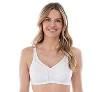 Bestform 5006825 Soutien-Gorge Confortable sans Armatures en Coton avec Bonnets Cousus Non doublés, Blanc, 110D