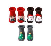 Bestgift Chaussons antidérapants unisexes pour bébé nouveau-né avec semelles souples Couleur 1 1-3 ans